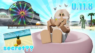 NEW Bloxburg SUMMER UPDATE!! *Beach, Observatory, & Secrets! | ROBLOX