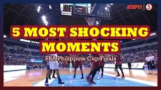 5 MOST SHOCKING MOMENTS | PBA Philippine Cup Finals