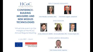 Webinar: Confidence-building measures and new missile technologies