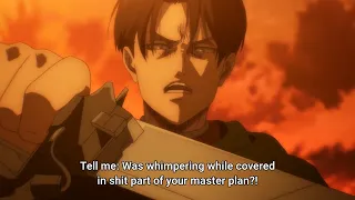 Levi Being Savage, Levi Show's Zeke No Mercy | Attack on Titan Season 4