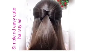 just 2 min simple and easy hairstyle/Cute Mickey mouse Hairstyles