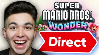 🔴 Super Mario Bros. Wonder Nintendo Direct REACTION... | EmSwizzle LIVE