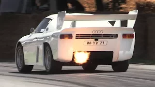 700hp Audi Sport quattro RS 002 Sound - Rally Group S Prototype In Action!!