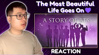 A BTS 'RECRUIT' reacts to 'The Most Beautiful Life Goes On: A Story of BTS (2023 Update!) | REACTION