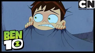 Ben 10 🎃 | Ben Gets Scared By A Haunted Hotel | Scared Silly | Cartoon Network