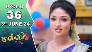 Malli Serial | Episode 36 Promo | 3rd June 24 | Nikitha | Vijay | Saregama TV Shows Tamil