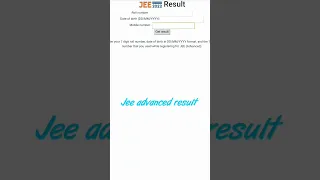 Jee advanced result 2022 | Jee advanced result | #jeemain #iit #jee #jeeadvanced #shorts #pw