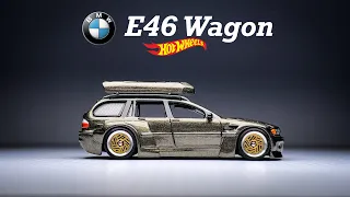 BMW E46 WAGON TOURING CONVERT HotWheels Custom