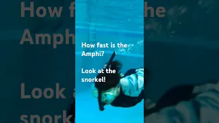 The speed would rip your side snorkel out of your mouth #bionic #swimming #easy #fast #amphi