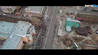 Бессмертный полк в Чите. 9 мая 2019 года.