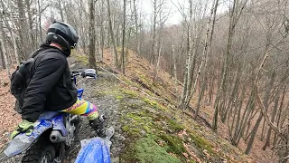 yz250x single track and small hill climbs #singletrack #yz250 #twostroke #enduro