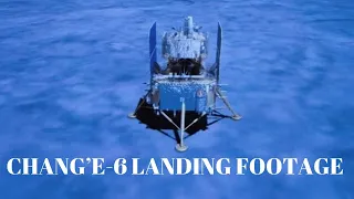 BIG BREAKING: Here comes the actual landing footage of  China's Chang'e-6 epic moon mission