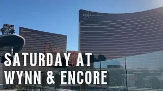Wynn & Encore Saturday Evening Walkthrough | Walking Las Vegas Luxury Resorts