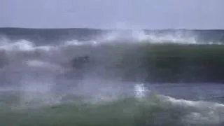 Global Boarders surfing at Praa Sands, Cornwall