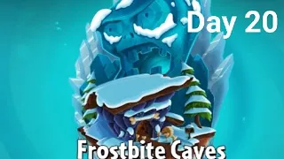 95# Plants vs Zombies 2 | Frostbite Caves - day 20