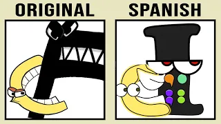 Alphabet Lore vs Spanish Alphabet Lore (by HKtito) Comparison #4