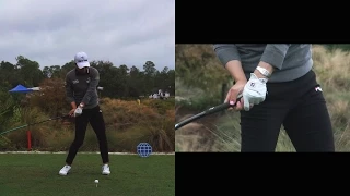 SO YEON RYU - HANDS AT IMPACT (CLOSE UP SLOW MOTION) DRIVER GOLF SWING CME CHAMPIONSHIP 2014 1080p
