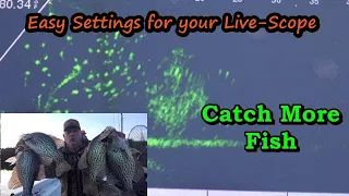 Best Live-Scope setting to see your lure and fish/ Panoptic Live-scope settings you need to know