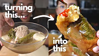 What happens if you wrap SINIGANG in LUMPIA WRAPPERS?