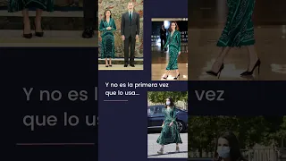 Letizia con su vestido más viral.