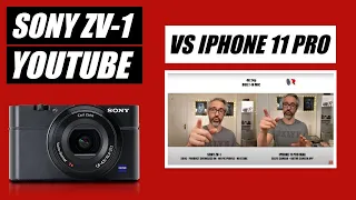 SONY ZV-1 vs iPhone 11 Pro | Best Camera for YouTube Beginners 2020?