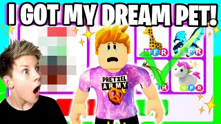 I GOT MY DREAM PET TRADING THIS!! Roblox Adopt Me Prezley