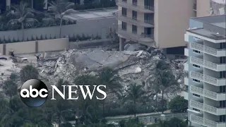 Officials give update on apartment building collapse in Miami