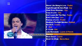 DVD Menu - Video Jukebox Page 1 - Australian Idol Greatest Moments (2003)