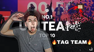 TOP 10 DROPS! GRAND BEATBOX BATTLE TAG TEAM (2019)🔥 INSANE!! MUSIC DEGREE REACTIONS!