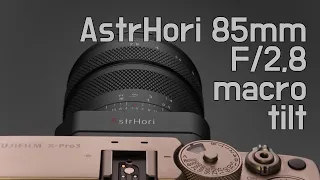 Is AstrHori's 85mm 2,8 macro tilt lens good for studio work?