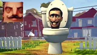 Hello Neighbor - My New Neighbor Skibidi Toilets Act 4 Final Season Gameplay Skibidi Toilet 10