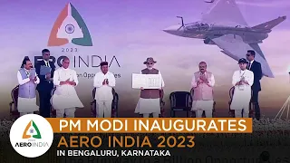 PM Modi inaugurates Aero India 2023 in Bengaluru, Karnataka