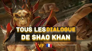 Tous les Dialogue de Shao khan En Vf