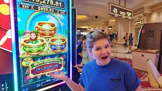 I Hit the Bonus on a Slot at VENETIAN in Las Vegas! 🍀 Here's What Happened Next!