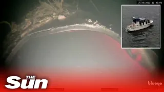 Underwater video shows 50 metre 'missing' section of Nord Stream pipeline after suspected sabotage