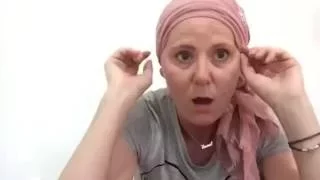 Leonie's quick & easy guide to tying a headscarf. Chemo Alopecia hair loss