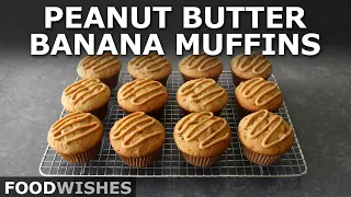 Peanut Butter Banana Muffins with Chocolate Chips | Food Wishes