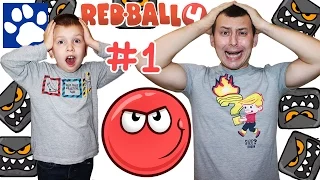 RED BALL 4 ПРОХОЖДЕНИЕ ИГРЫ [#1] | Приключения Красного Шарика | Ред Бол на русском | Матвей Котофей