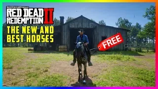 Where To Find The NEW Warped Brindle Arabian, Perlino Andalusian & MORE FREE DLC Horses In RDR2!