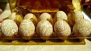АВТОРСЬКІ ВИТРАВЛЕНІ ПИСАНКИ ТЕТЯНИ КОНОВАЛ pysanky egg роспись яйца