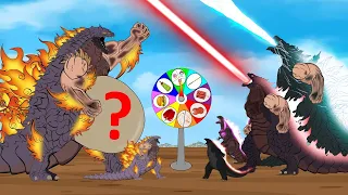 Evolution of GODZILLA EARTH : Who Is The Next King Of Monsters??? | Godzilla Cartoon Cartoons