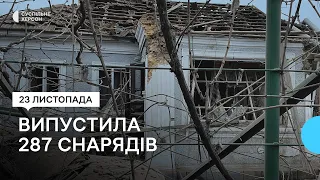 Російська армія 65 разів обстріляла правобережжя Херсонщини за минулу добу