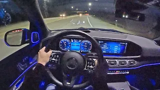 2021 Mercedes-Maybach GLS600 - POV Night Drive (Binaural Audio)