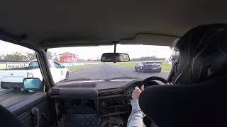 McLaren 620R vs regular folks in track day cars.