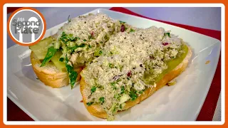 Tuna Salad Melt with Pickles and Shredded Cheese | SP 28