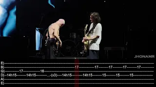 RHCP - Intro Otherside - Live at the Apollo Theater, New York (2022) John Frusciante - TABS