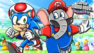 Mario & Sonic Play "Super Mario Bros. Wonder"