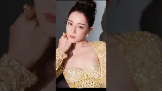 Dilraba dilmurt looking magical on golden gown 😱🔥🔥 #chineseactress #chinesedramaen #dilrabadilmurat