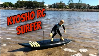 The Kyosho RC Surfer 4 Hits The Water - First Run Video