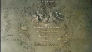 The Lord of the Rings: The Fellowship Of The Ring DVD Menu Walkthrough (Disc 1)